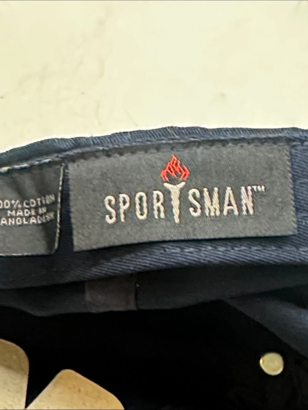 Sportsman NWT Plain Classic Navy Baseball Cap Adjustable